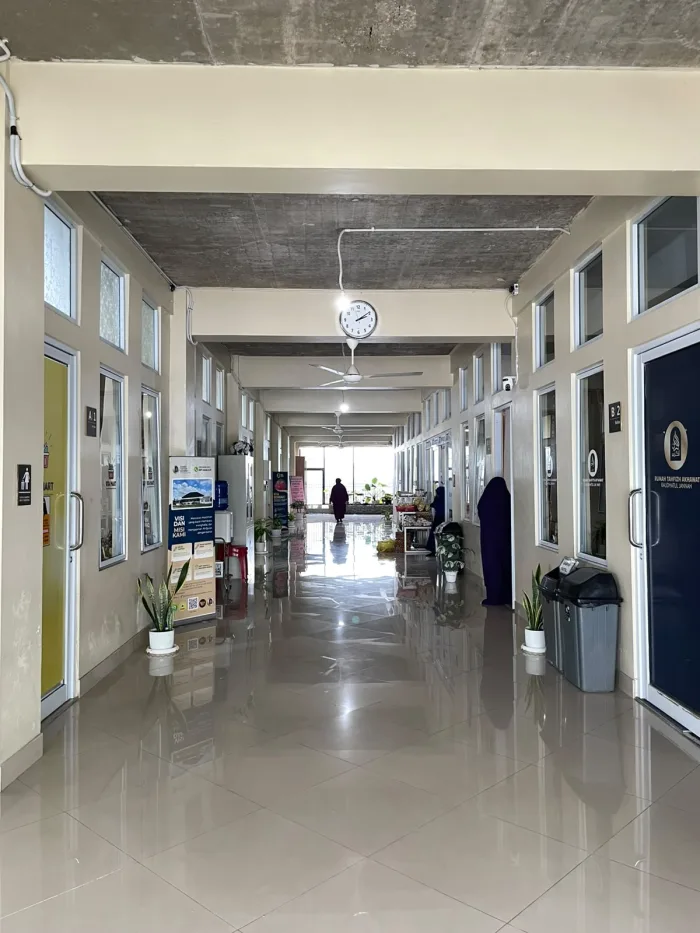 Suasana koridor menjelang halaqoh
